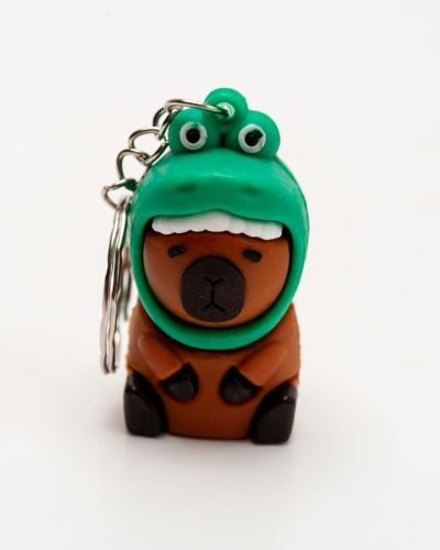 Sleutelhanger capybara kikker