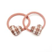 Elastiekje burberry ruit roze