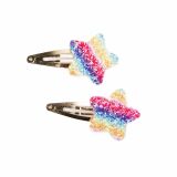 Haarspeldjes regenboog sterretjes