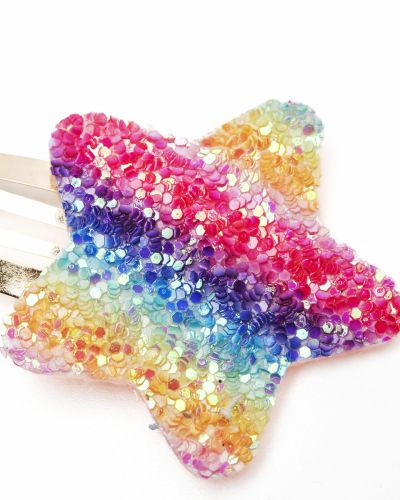 Haarspeldjes regenboog sterretjes