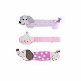 Haarspeldjes hondjes trio stippen