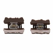 Haarclip kitty bruin