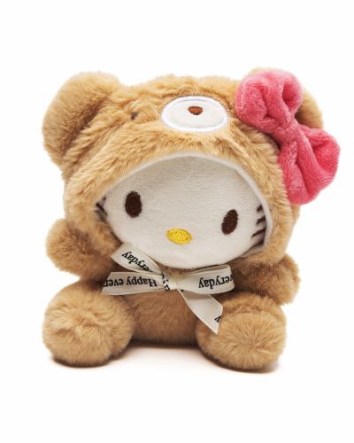 Sleutelhanger kitty bruin