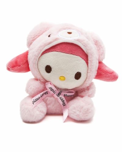 Sleutelhanger kitty roze