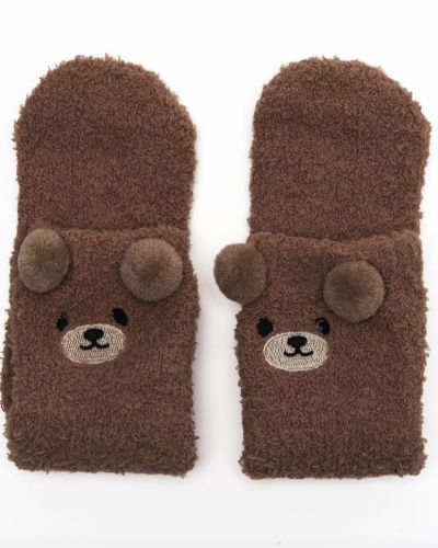 Warme huissokken bruin