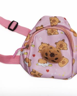 Rugzakje capybara roze