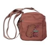 Tas capybara milkshake roze