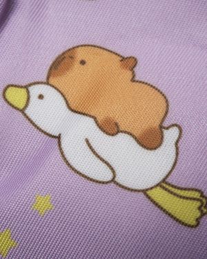 Rugzakje capybara paars