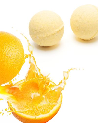 Mini badbruisballen sinaasappel