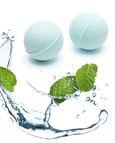 Mini badbruisballen pepermunt