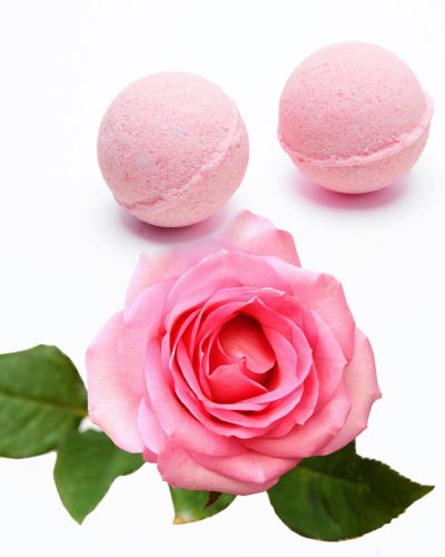 Mini badbruisballen rozen