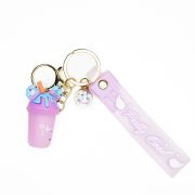 Sleutelhanger milkshake blauw