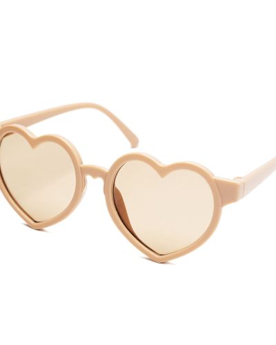 Zonnebril hart bruin