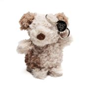 Sleutelhanger fluffy beer beige