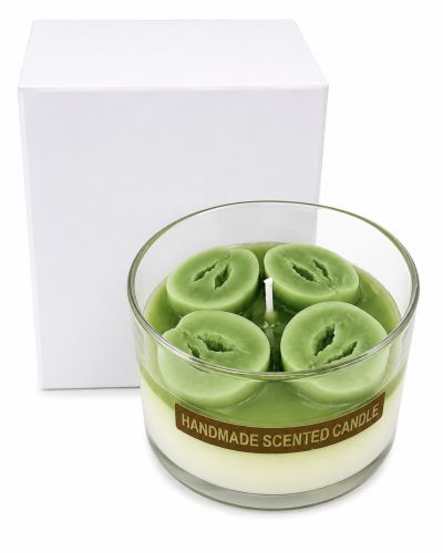 Creamy crush candle apple