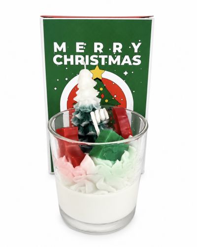 Cristmas candle White tree