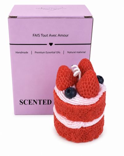 Sweet temptation candle red